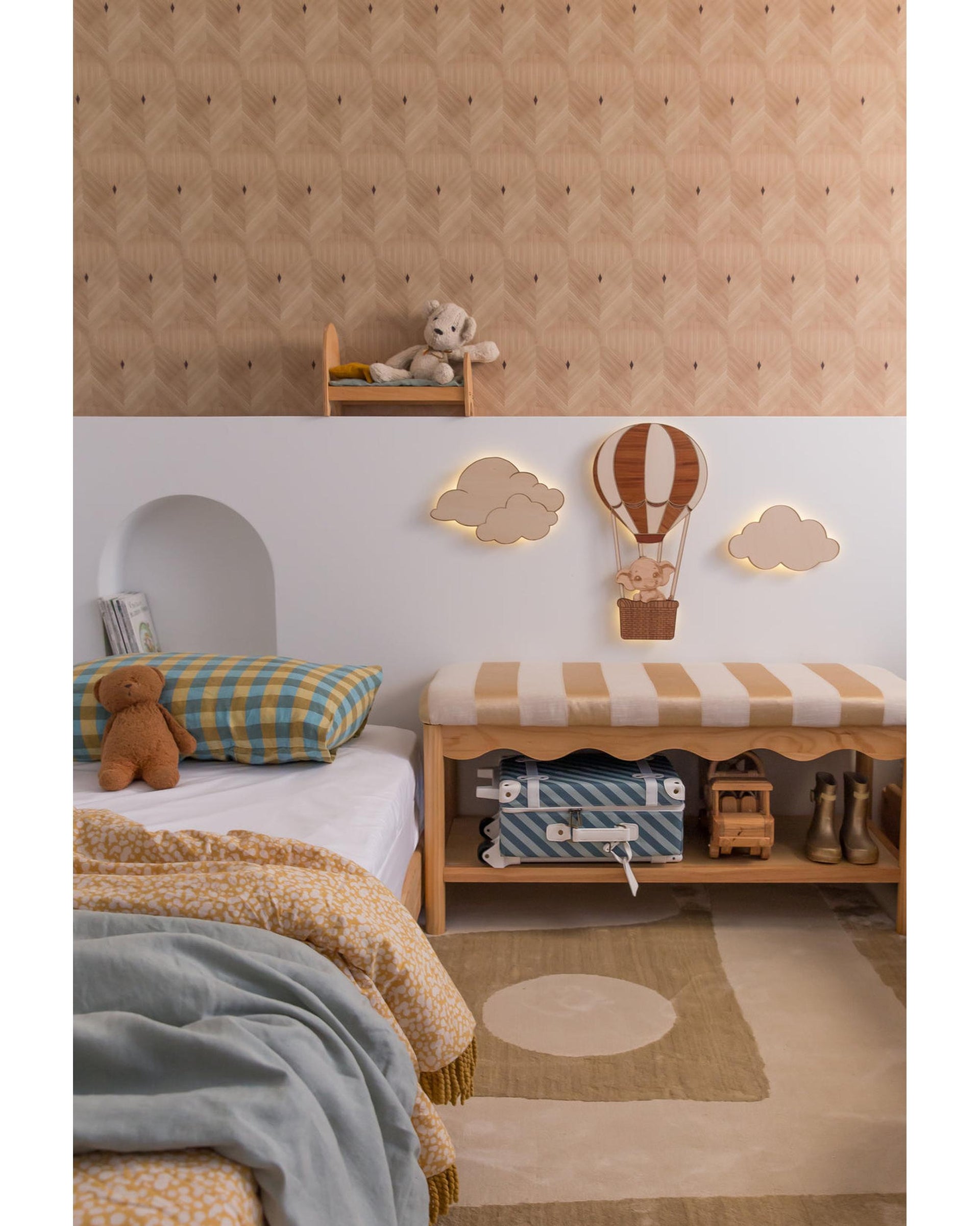 The Midnight Gang White Waterproof Fitted Sheet The Midnight Gang