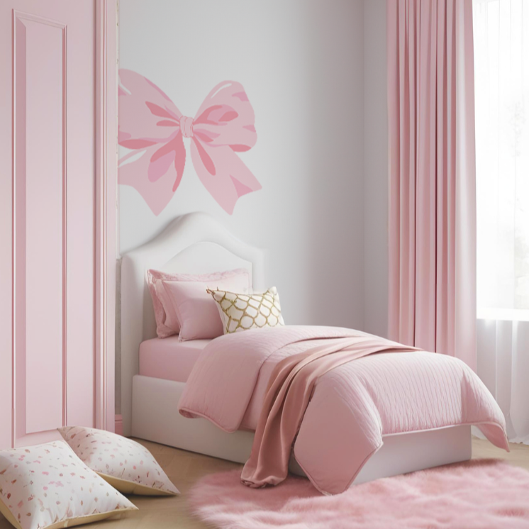 Bows Polka Art Prints