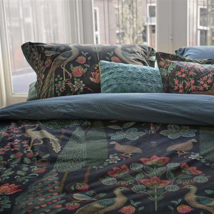 Pip Studio Pavoni Dark Blue Quilt Cover Set Pip Studio