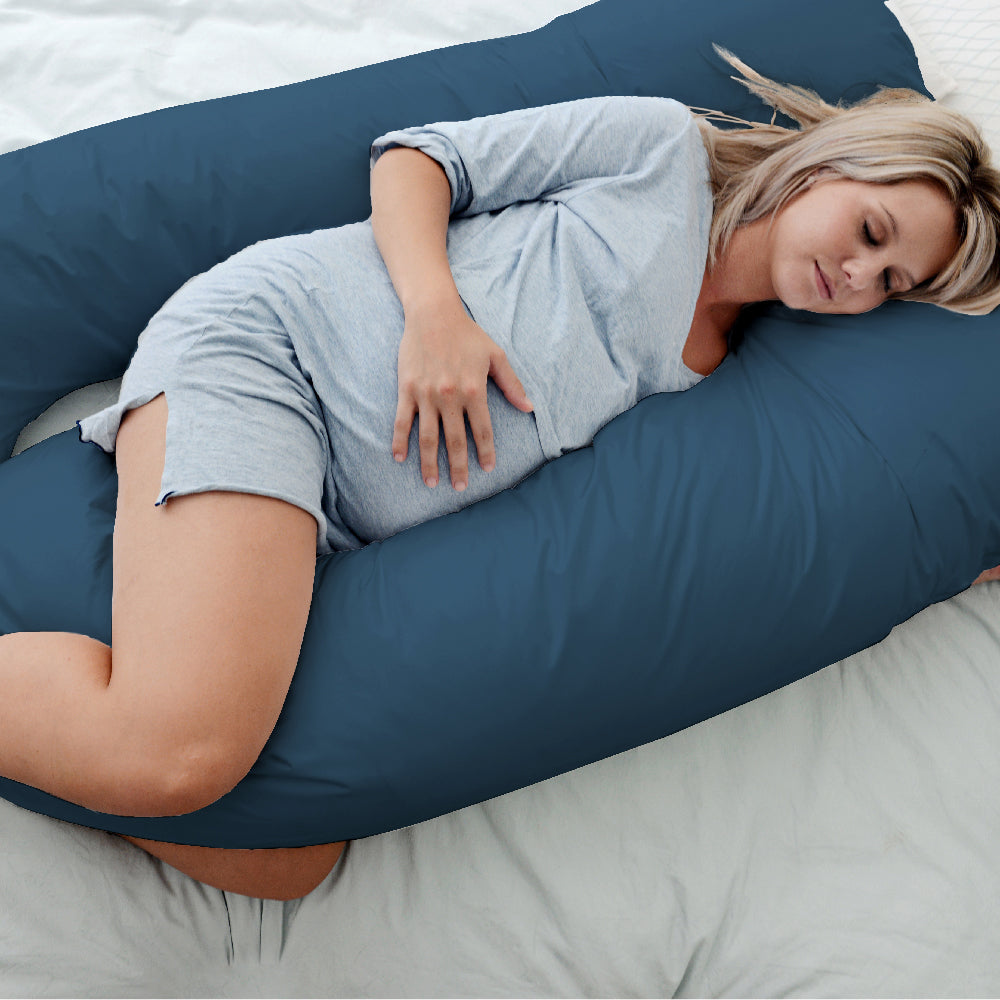 Woolcomfort Australian Made Pregnancy Maternity Pillow (Pillowcase Included)