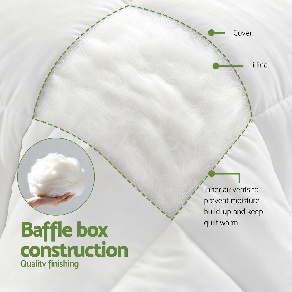 200GSM Bamboo Quilt Summer Quilts All Season Doona Duvet Lightweight
