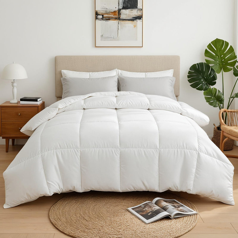 400GSM Microfiber Quilt All Season Duvet Quilts Comforter Winter Summer
