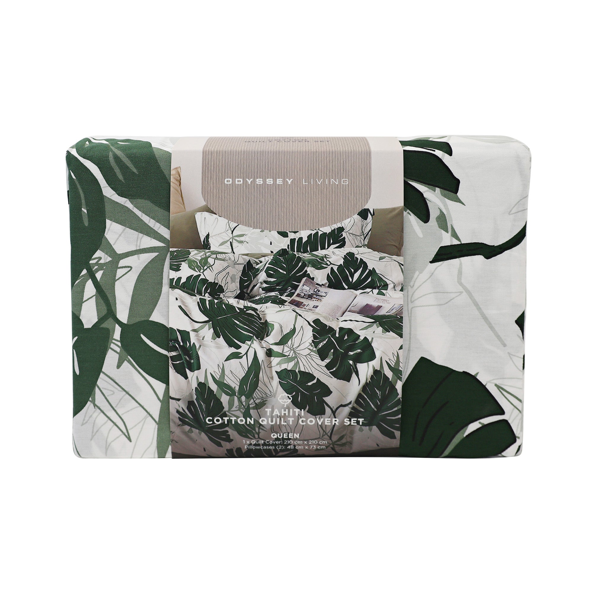 ODYSSEY LIVING | TAHITI COTTON  QUILT COVER SET