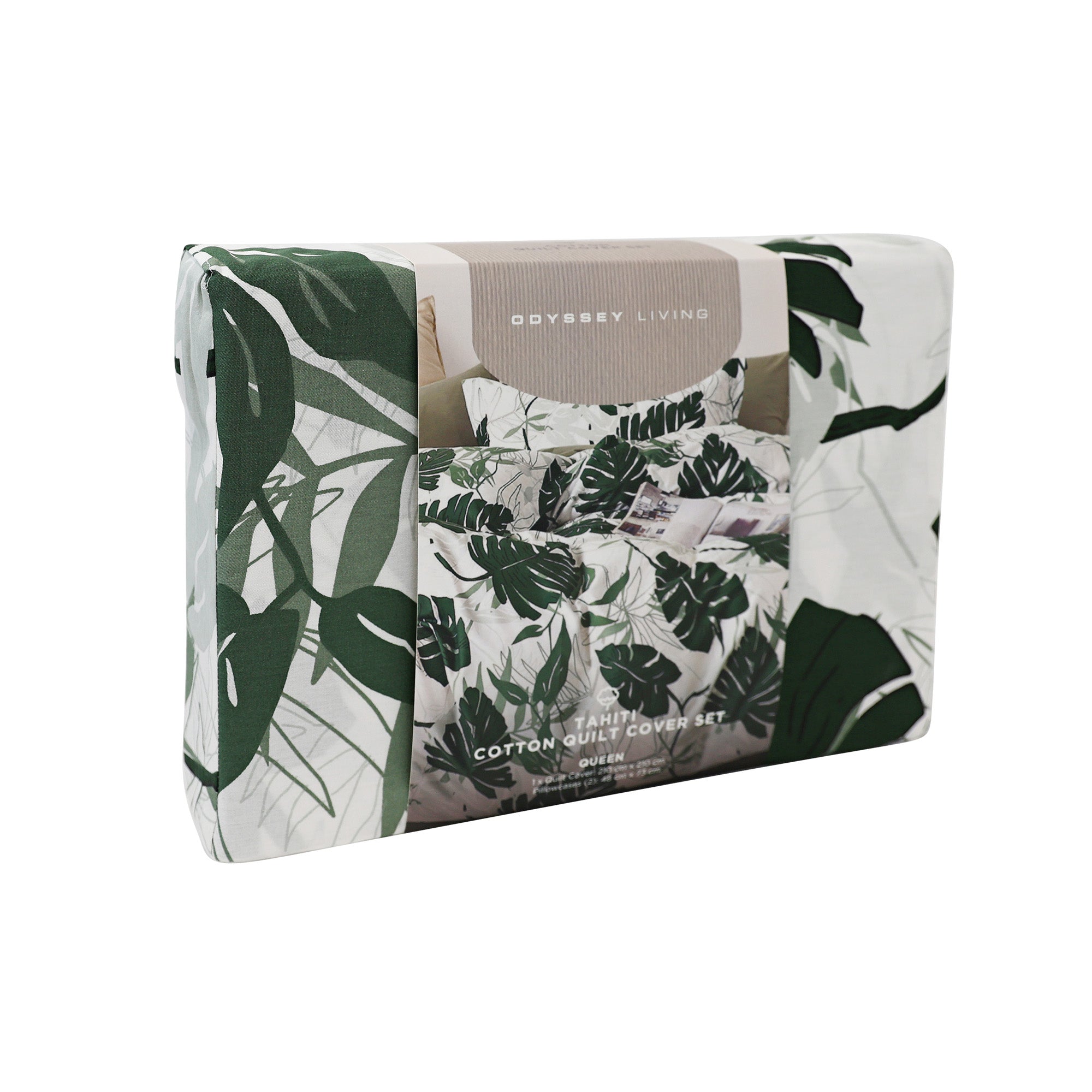 ODYSSEY LIVING | TAHITI COTTON  QUILT COVER SET