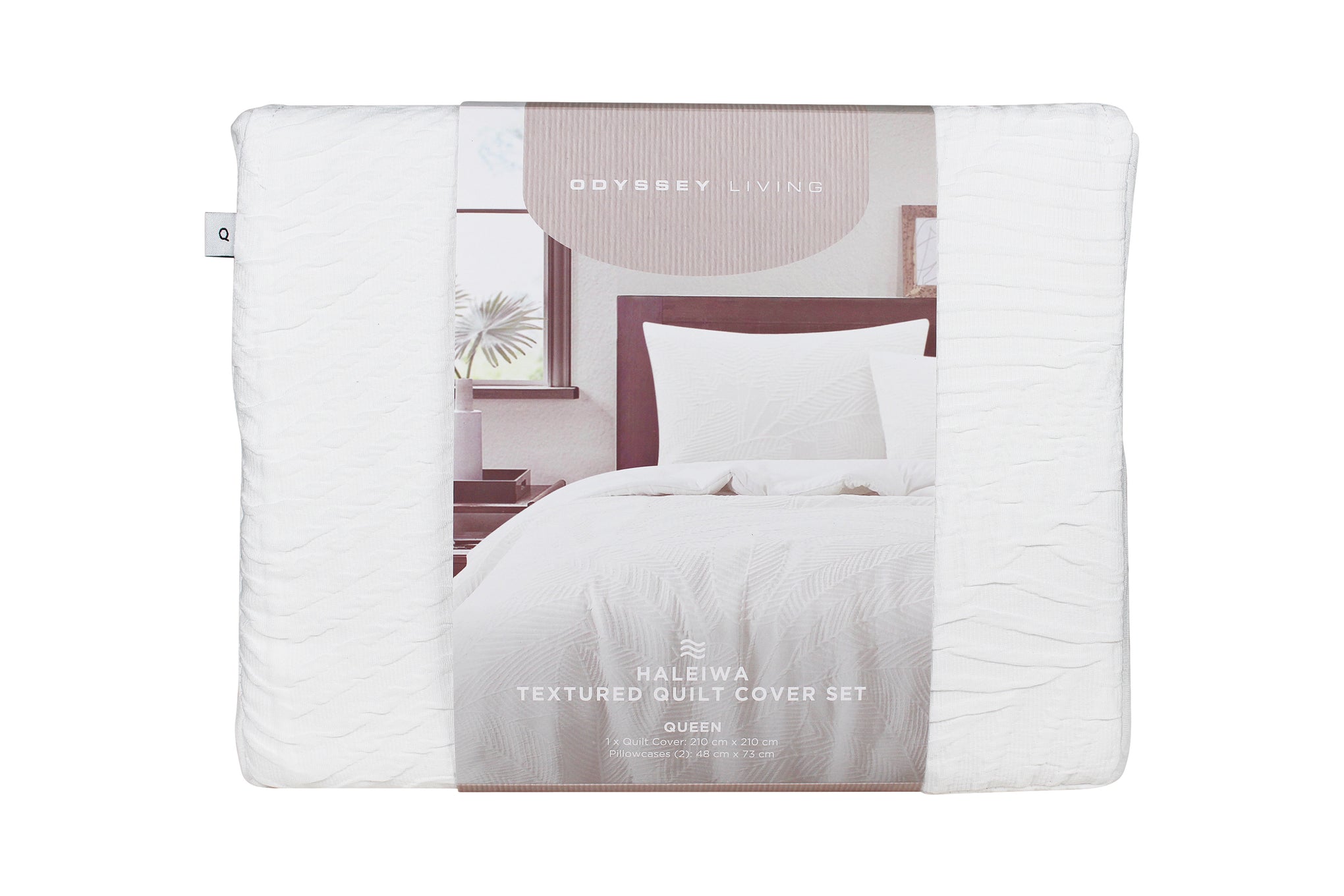 ODYSSEY LIVING | HALEIWA TEXTURED QUILT COVER SET