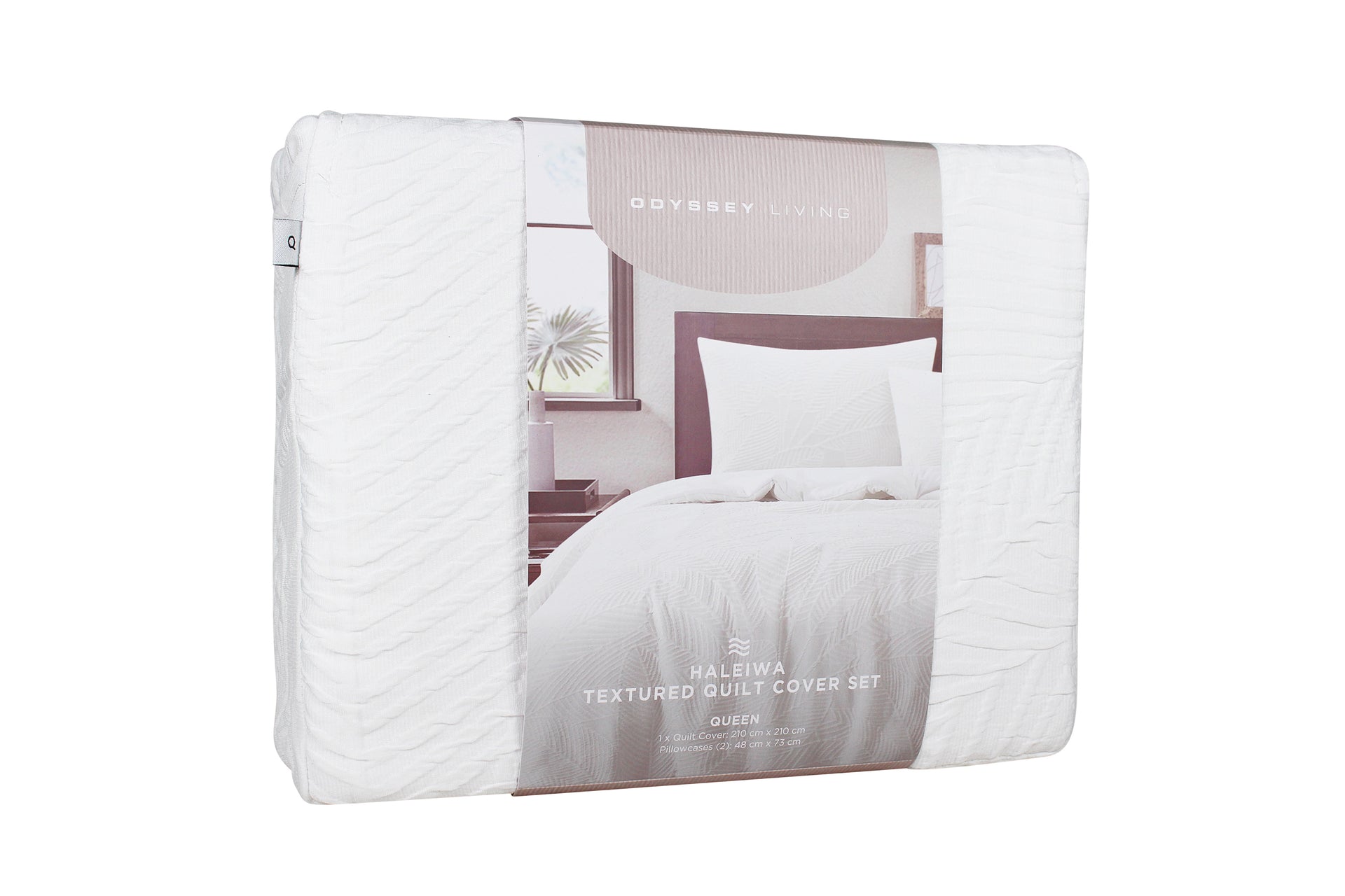 ODYSSEY LIVING | HALEIWA TEXTURED QUILT COVER SET
