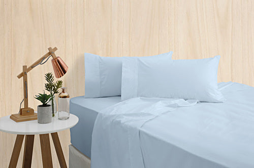 Bas Phillips Bamboo & Cotton Blend Sheet Set - BLUE DREAM Bas Phillips