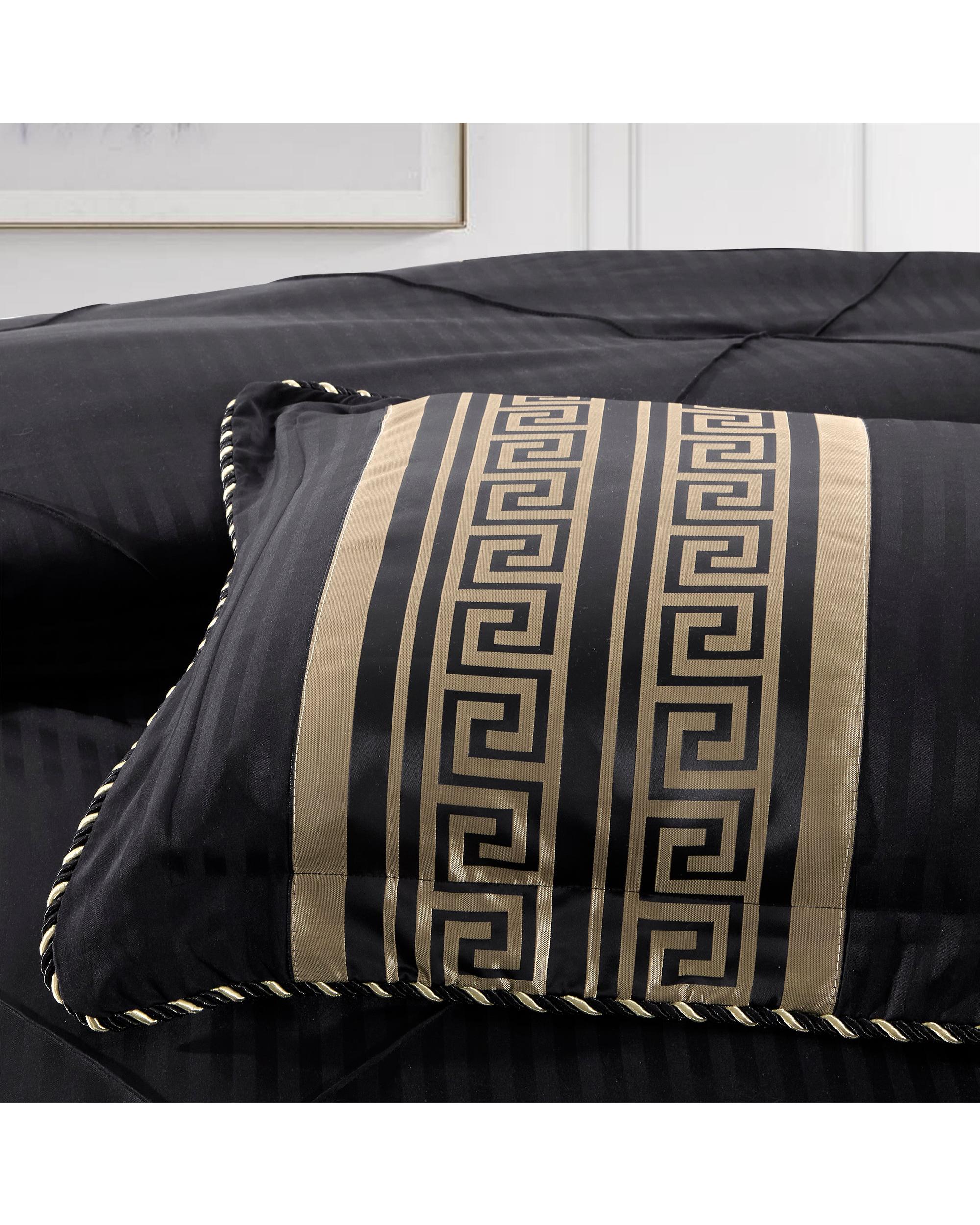 Bianca Bedding Raffaello Black 6-Piece Comforter Set