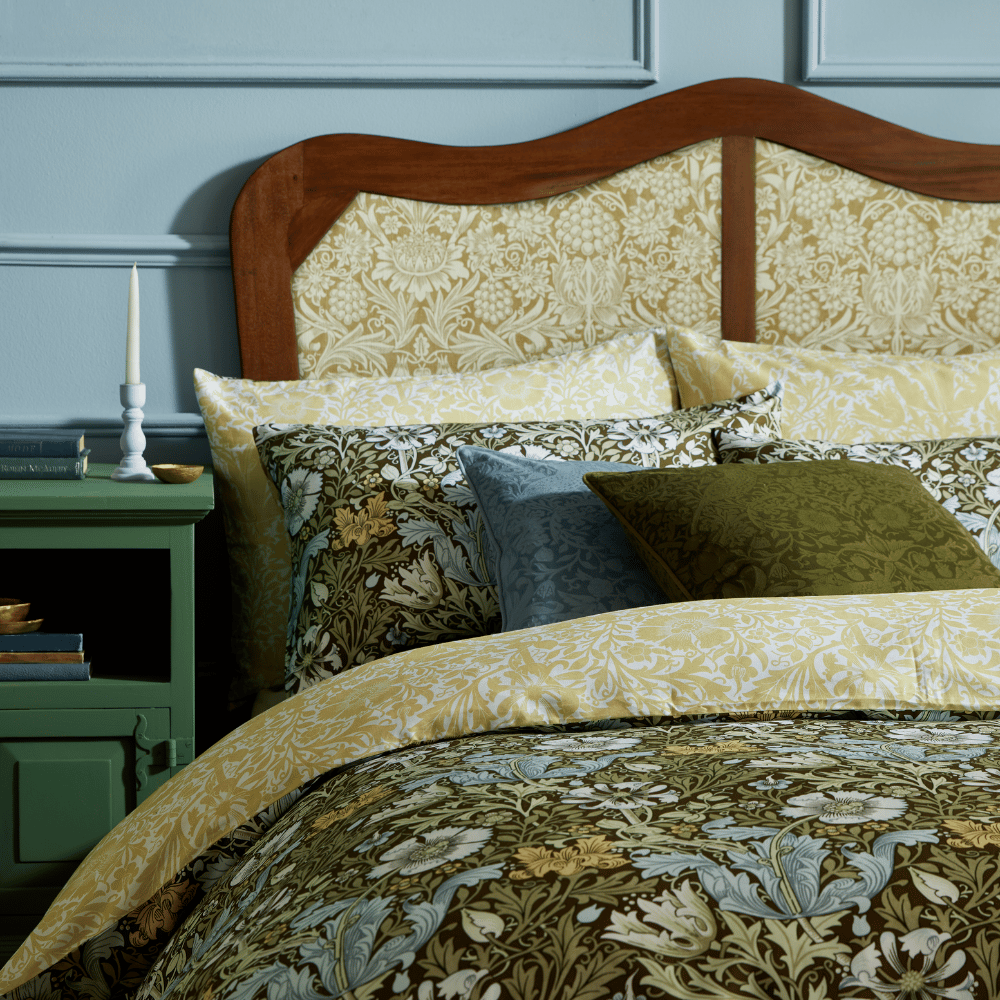 WILLIAM MORRIS AT HOME "Compton" QUILT COVER SET