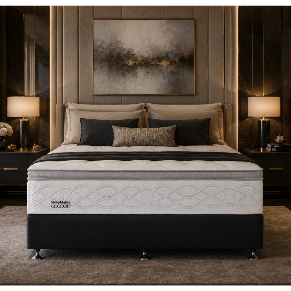 Sleepmaker Cocoon Gold 34 cm Mini Pocket Mattress - Firm