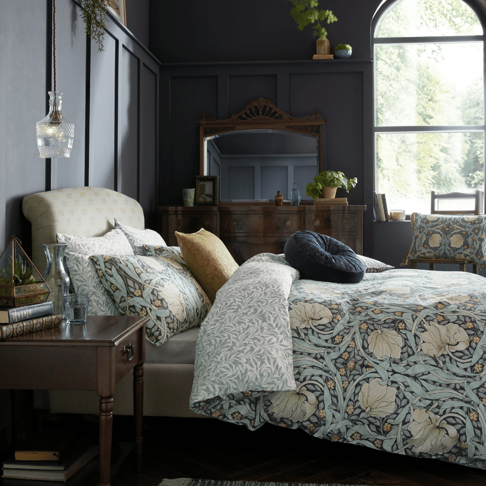 WILLIAM MORRIS AT HOME "Pimpernel" QUILT COVER SET