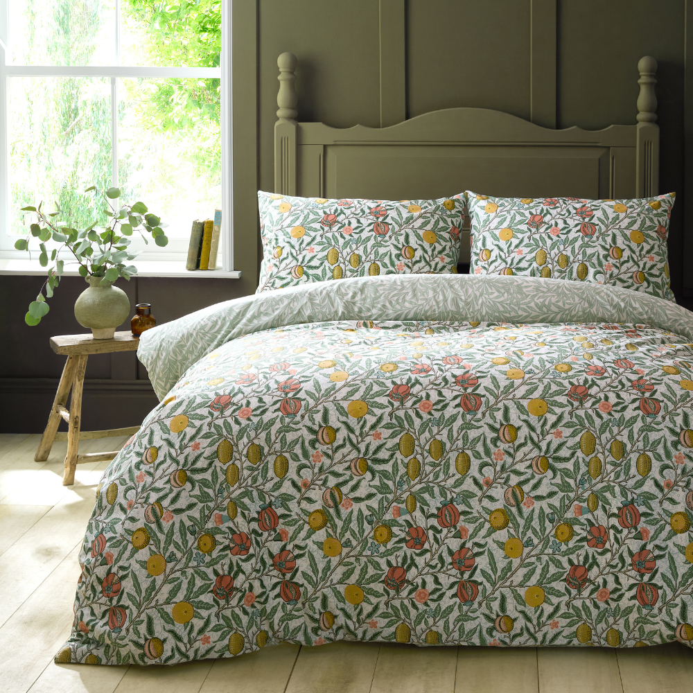 WILLIAM MORRIS AT HOME "Fruit" QUILT COVER SET