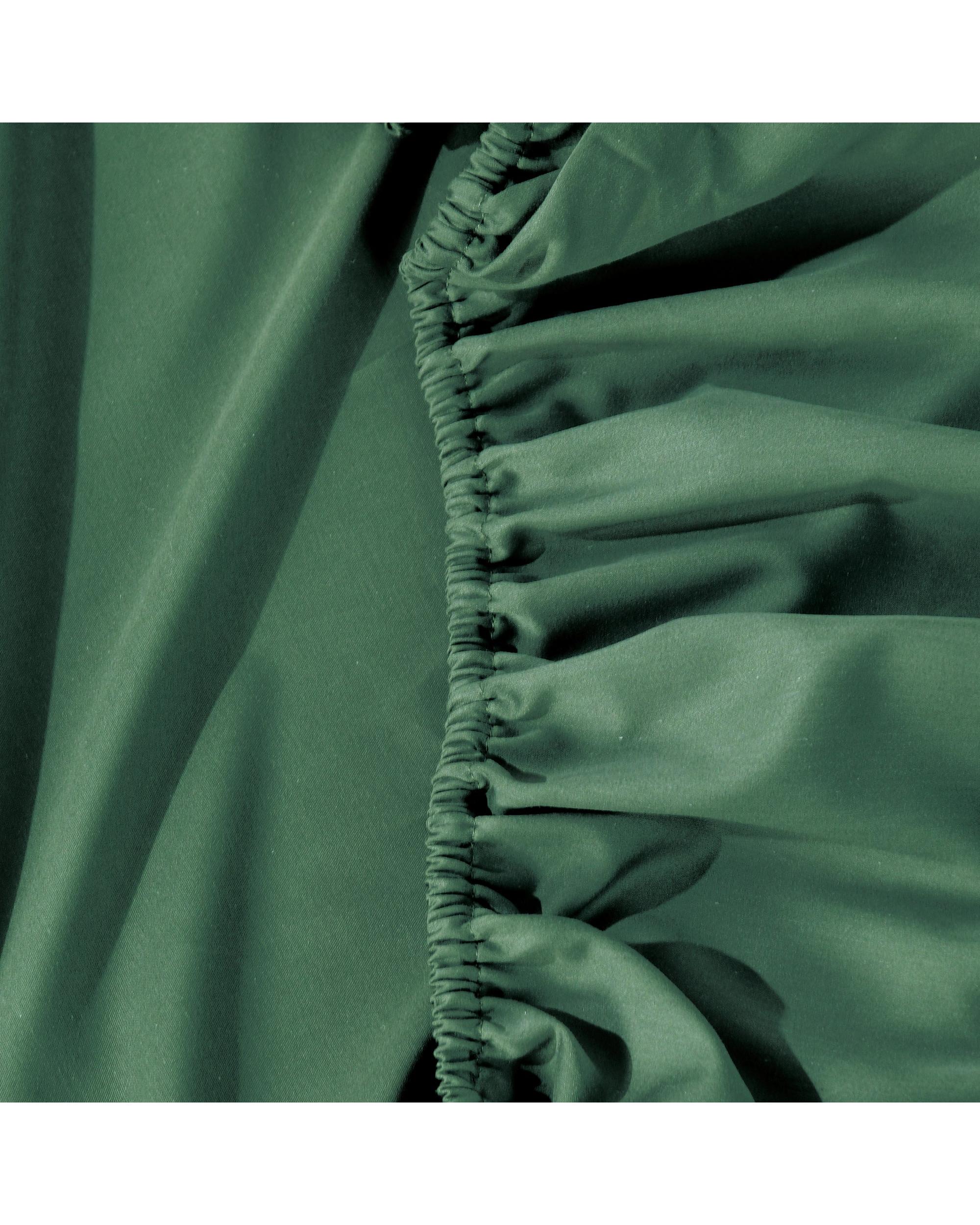 Bianca Bedding Rosebank Extra Long, Extra Wide Flat 500 TC Bamboo/Cotton Sheet Set - Green Bianca Bedding