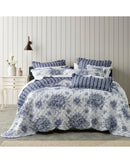 Bianca Bedding Amorette 5-7 Piece Set Blue Polyester Bedspread Set Bianca Bedding