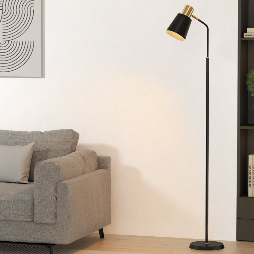 Artiss Floor Lamp LED Light Stand Modern Home Living Room Office Reading Black Big Bedding Australia