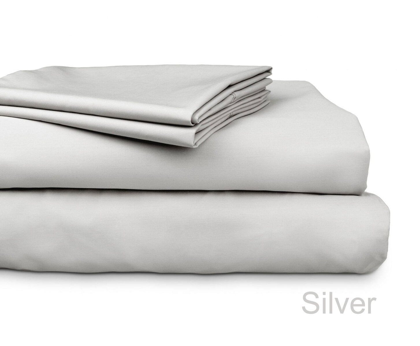 ALGODON "300TC Cotton" SHEET SET - SILVER Algodon