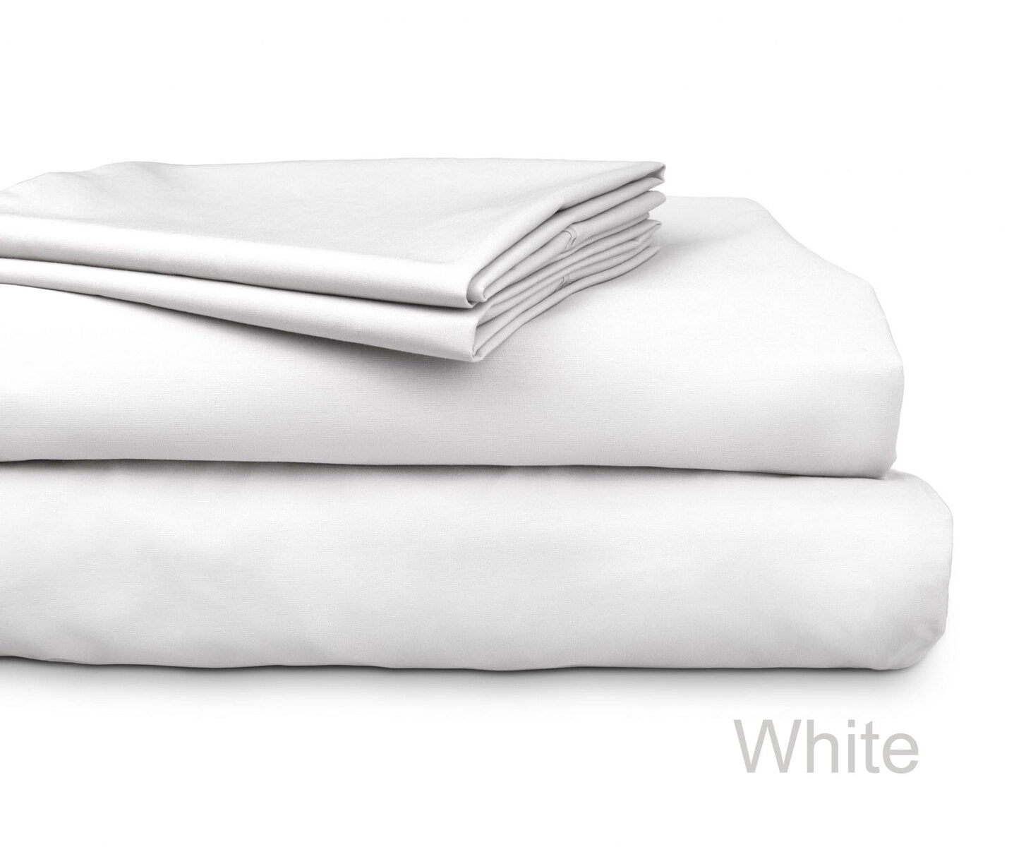 ALGODON "300TC Cotton" SHEET SET - WHITE Algodon
