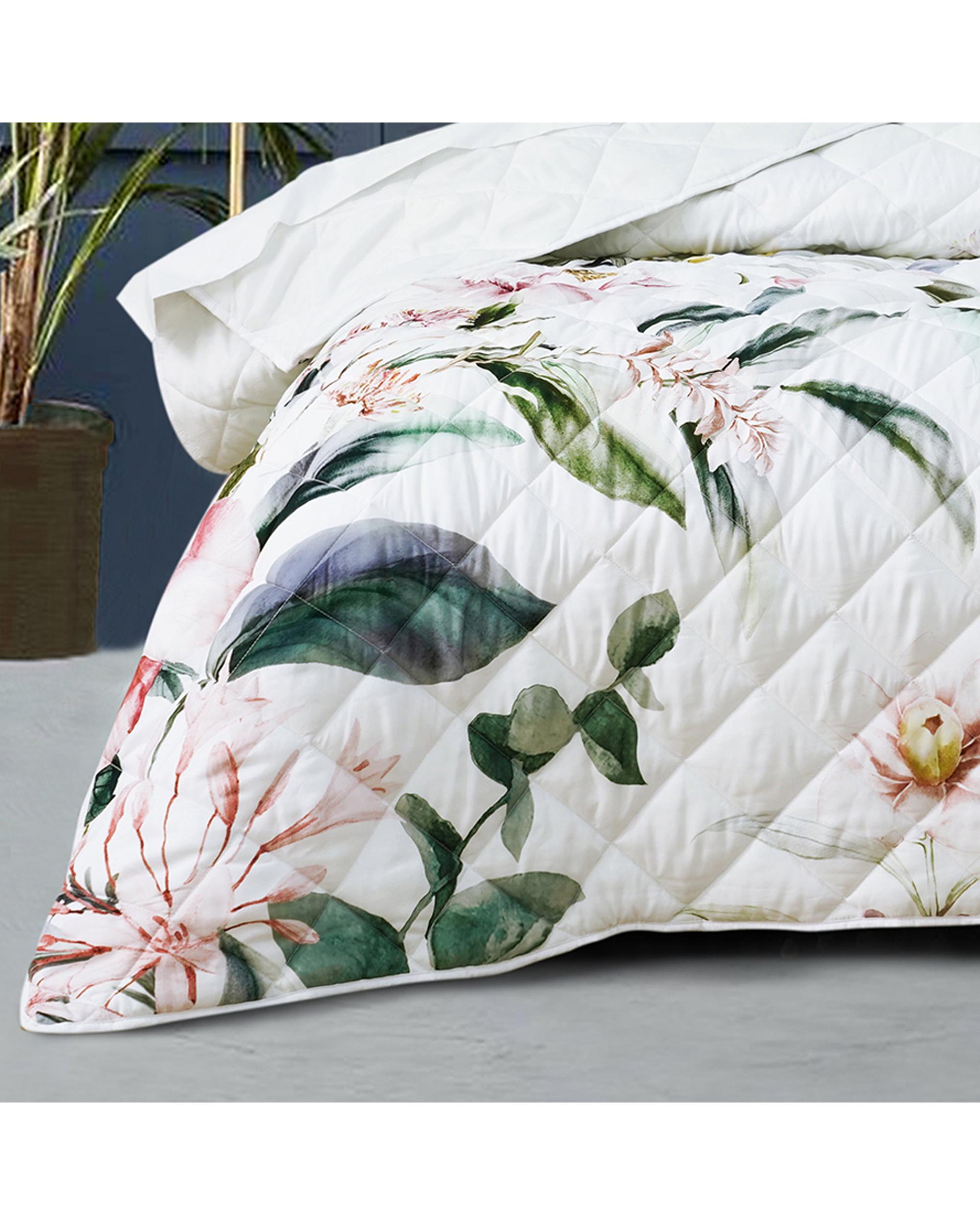 Bianca Bedding Indi White Polyester Coverlet Set Bianca Bedding