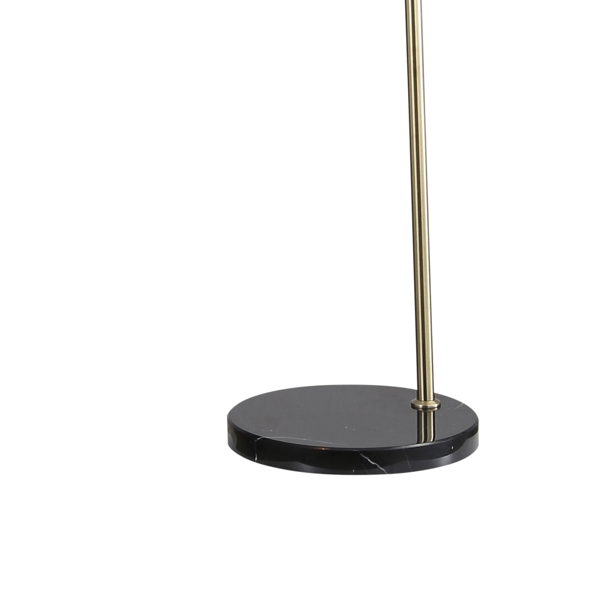 MARMO ANTIQUE BRASS Arc Floor Lamp with Marble Base
