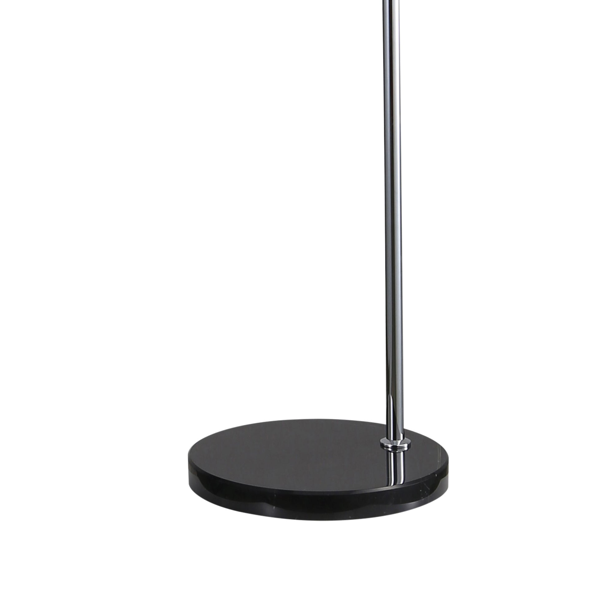 MARMO CHROME Arc Floor Lamp with Marble Base