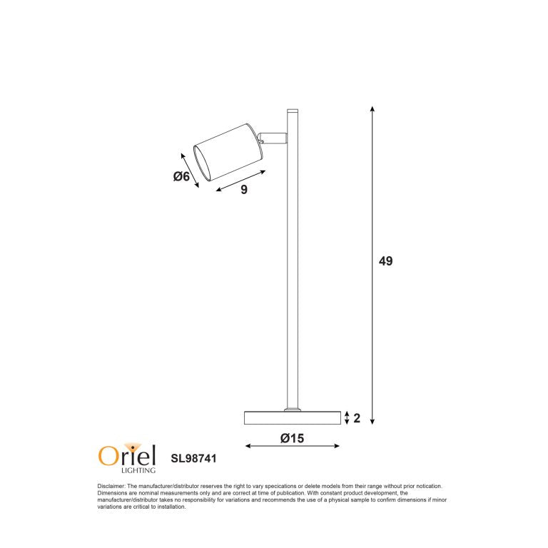PONTE DESK BLACK Desk Lamp Black