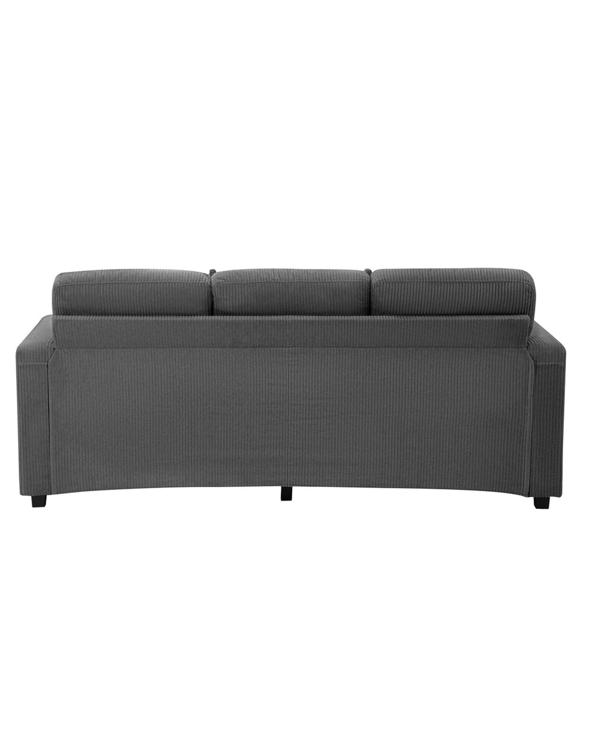 ITALI 3 Seater Sofa Modular Couch Drawers Ottoman Velvet Oikiture