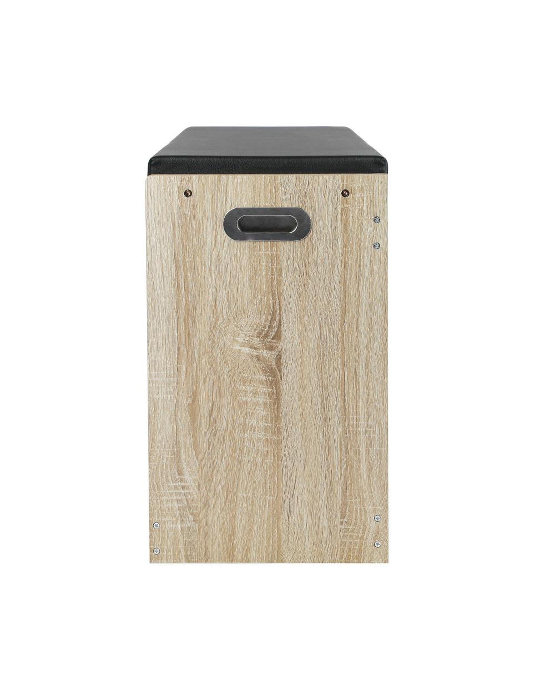 Lex Shoe Cabinet Bench Shoes Storage Shelves Shelf Organiser Cupboard Wooden 0.6M 15 Pairs Oikiture