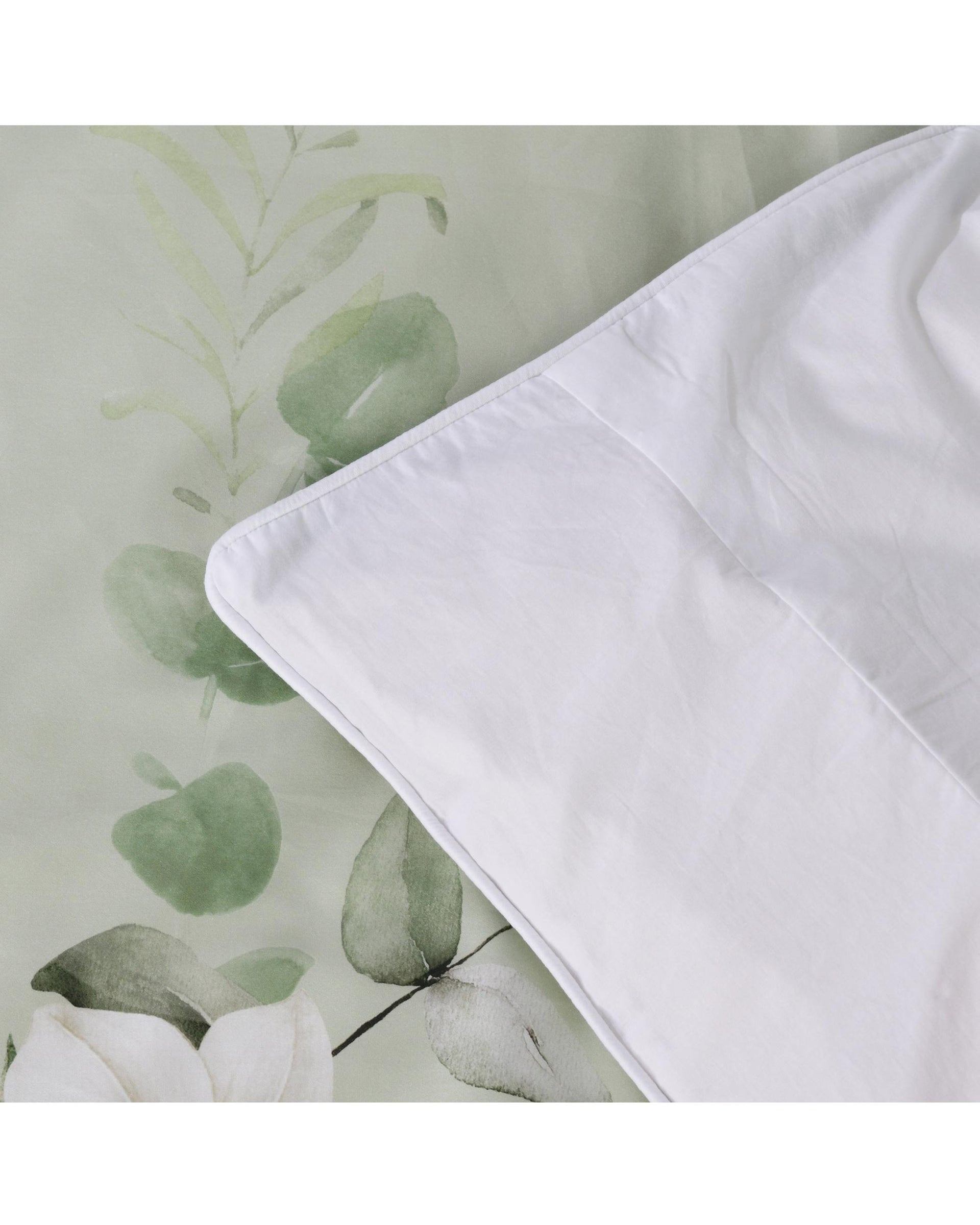 Bianca Bedding Salisbury Sage Cotton Sateen Quilt Cover Set Bianca Bedding
