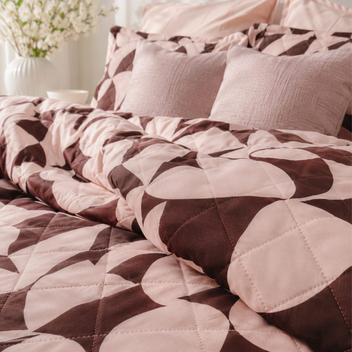 Amsons Scandi Rosewood Bedspread Set