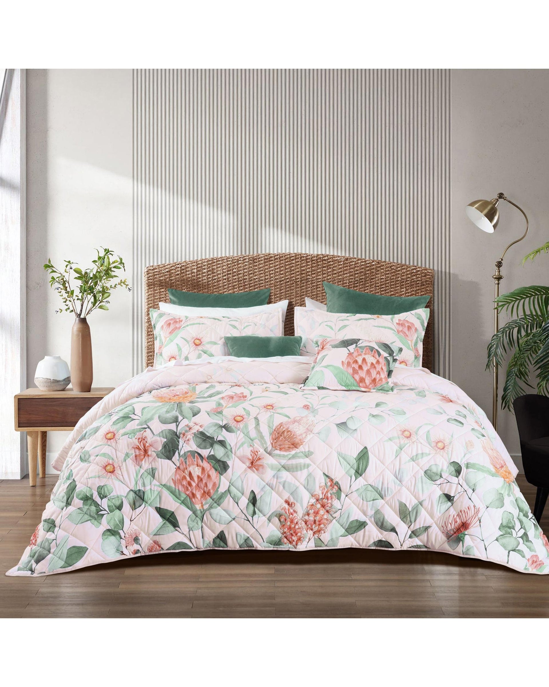 Bianca Bedding SIDNEY Bedspread Set - BLUSH