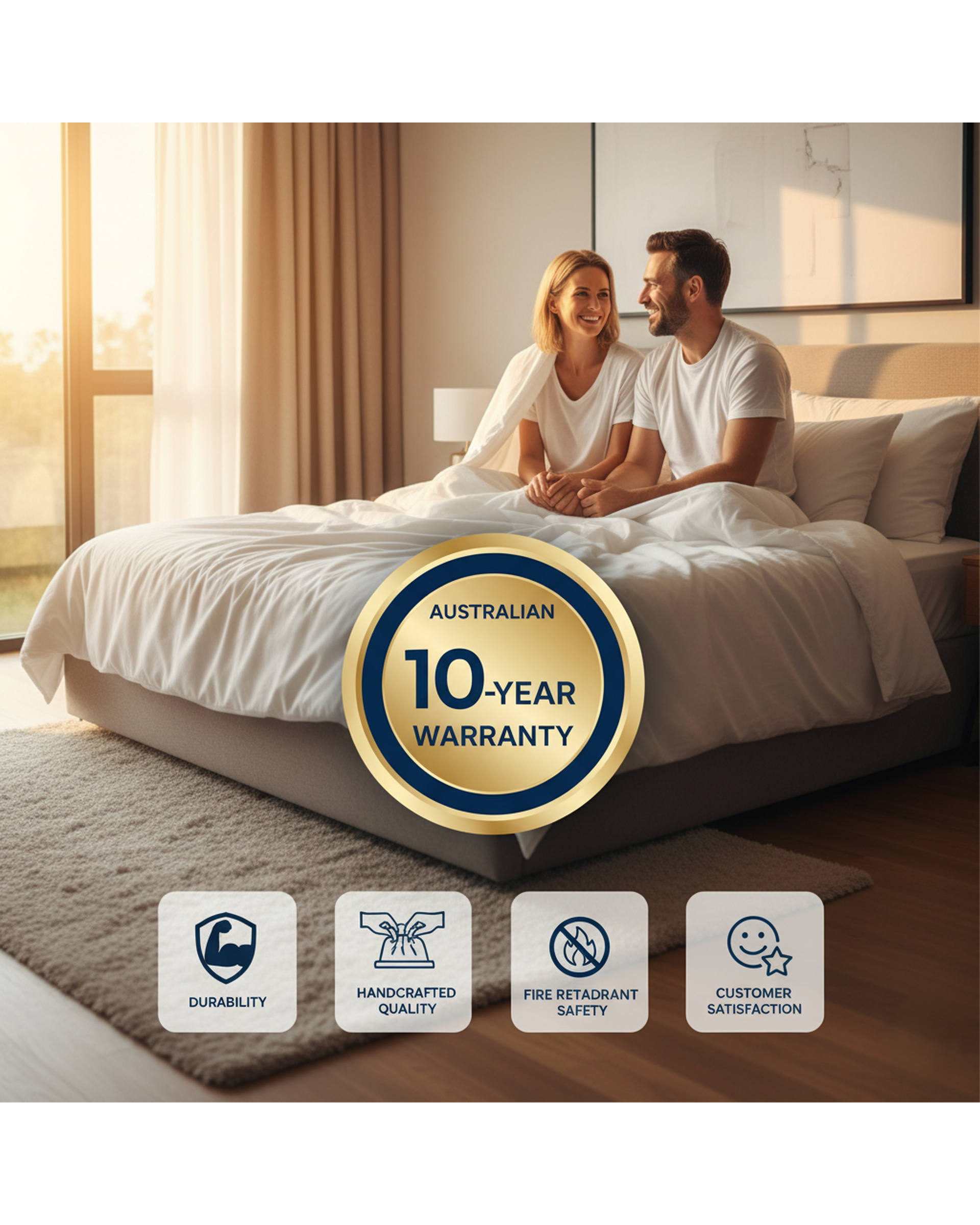 SleepMaker Cocoon Premium PLUS MINI POCKET Mattress - Plush Wallaga SleepMaker