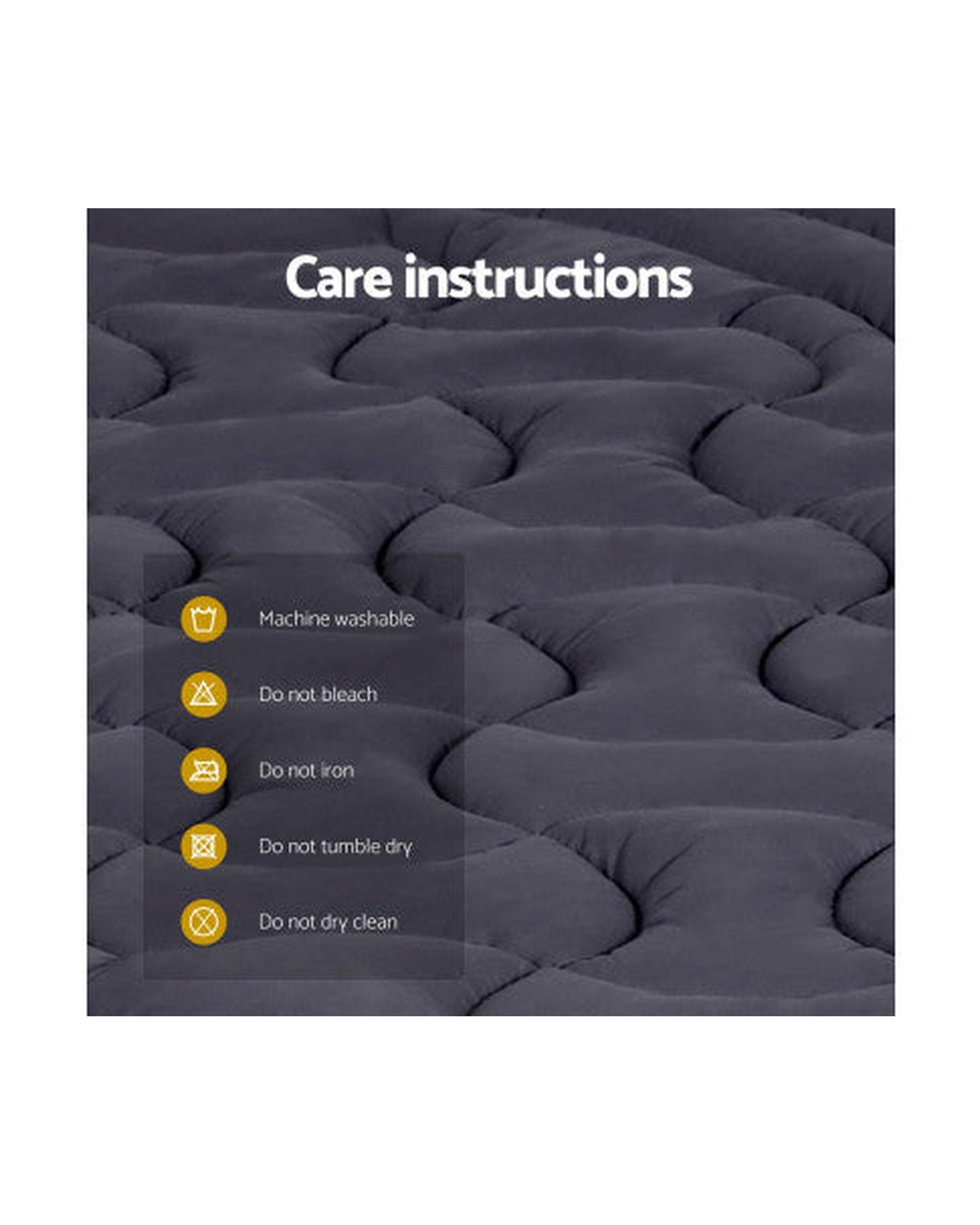 Mattress Topper Pillowtop 3-Zone Mat Pad