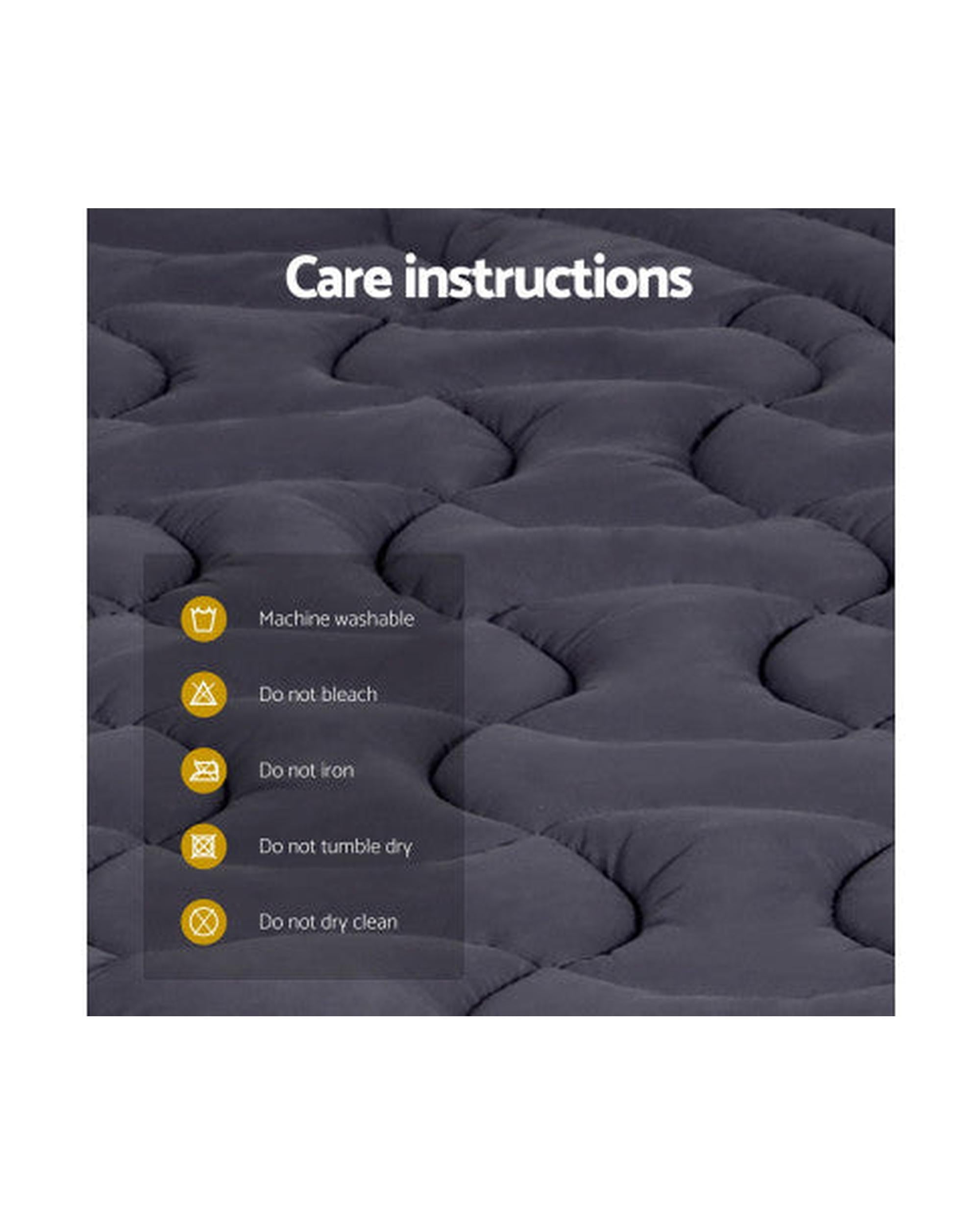 Mattress Topper Pillowtop 3-Zone Mat Pad