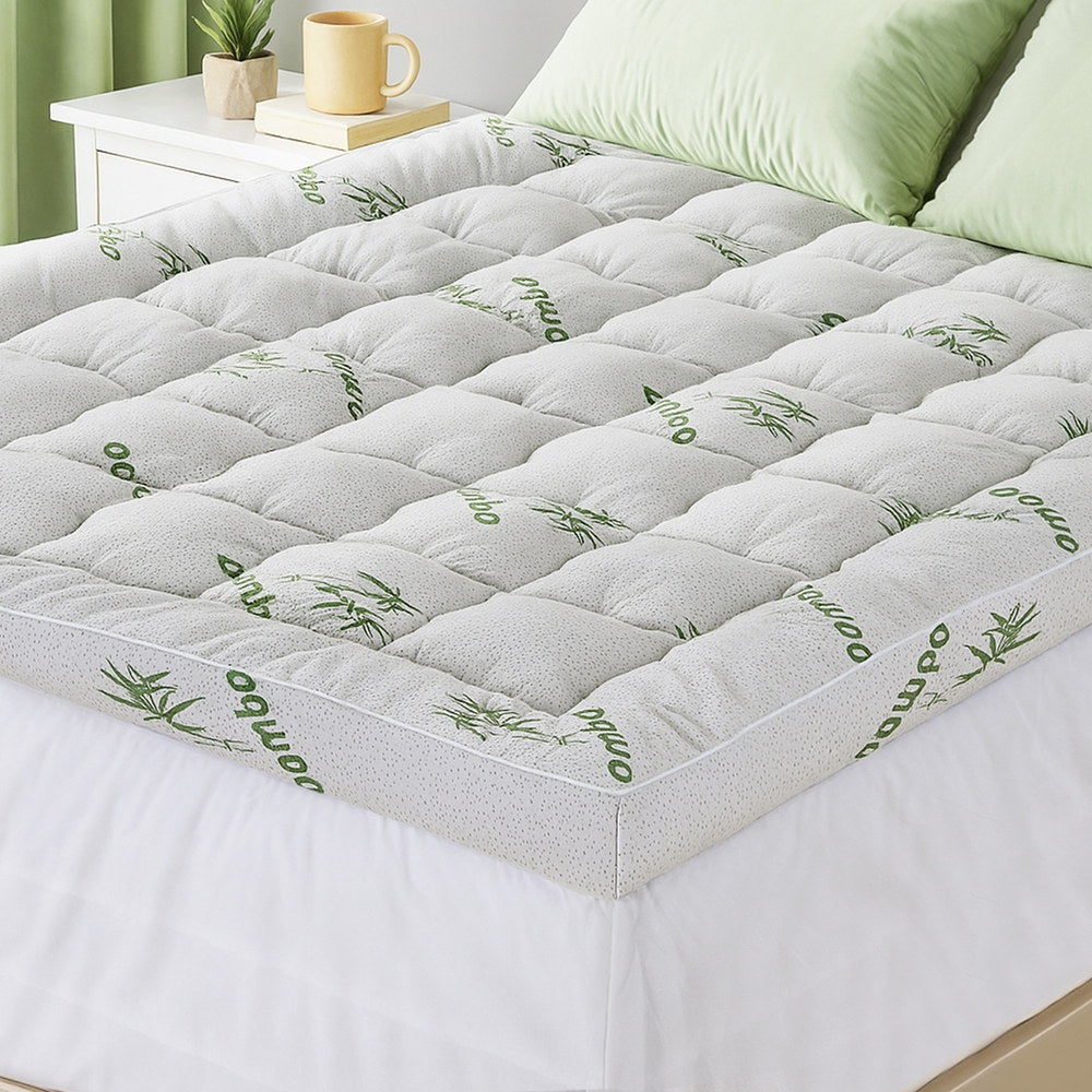Mattress Topper 11cm Pillowtop toppers Bamboo Giselle