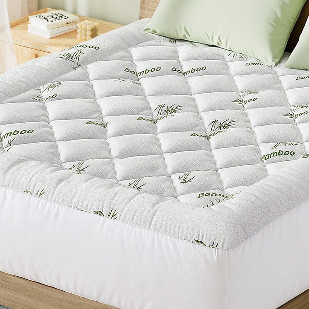 Mattress Topper 5cm Pillowtop toppers Bamboo Giselle