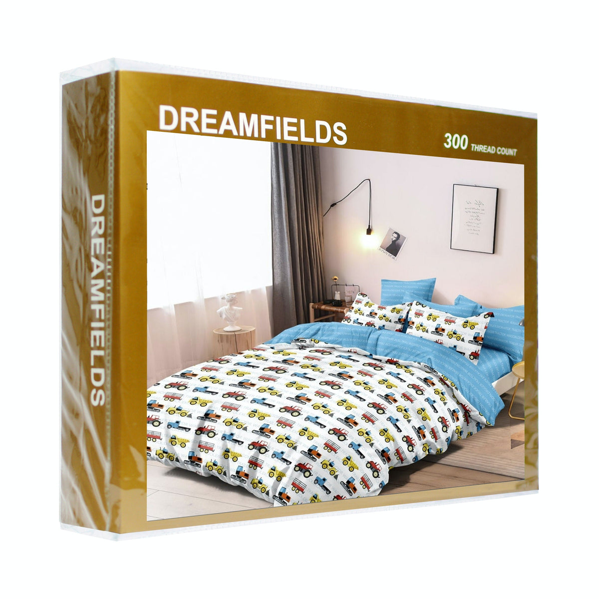 Dreamfields Transport Design Quilt Doona Duvet Cover Set