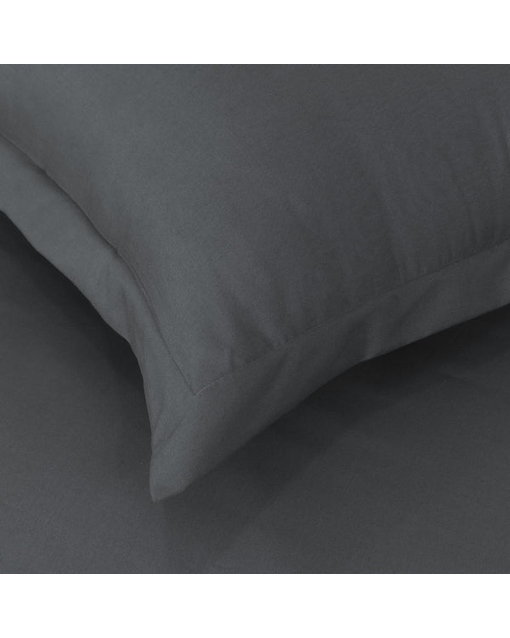 Amsons Quilt Cover Set with Extra Standard Pillow Covers - Grey