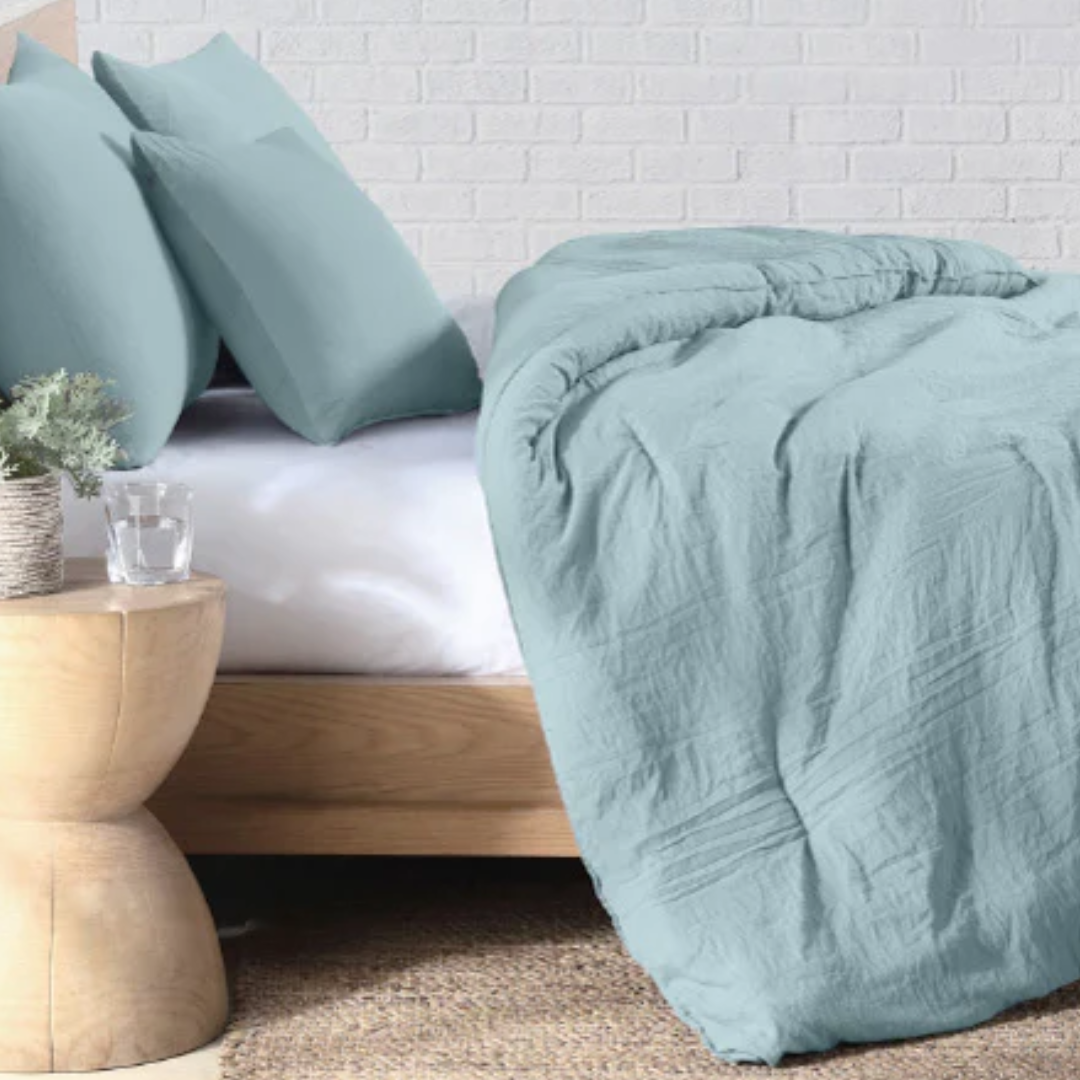 Odyssey Living Salisbury Sunwashed Comforter Set - BLUE Odyssey Living