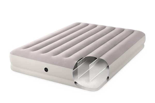 Intex Queen Dura-Beam Prestige Mid-Rise Airbed W/ Usb150 Pump- 64179