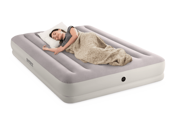 Intex Queen Dura-Beam Prestige Mid-Rise Airbed W/ Usb150 Pump- 64179