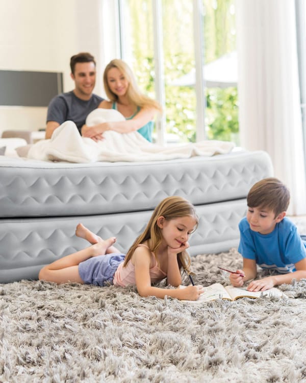 Intex Queen Dura-Beam Deluxe Supreme Air-Flow Air Mattress 51Cm 64490