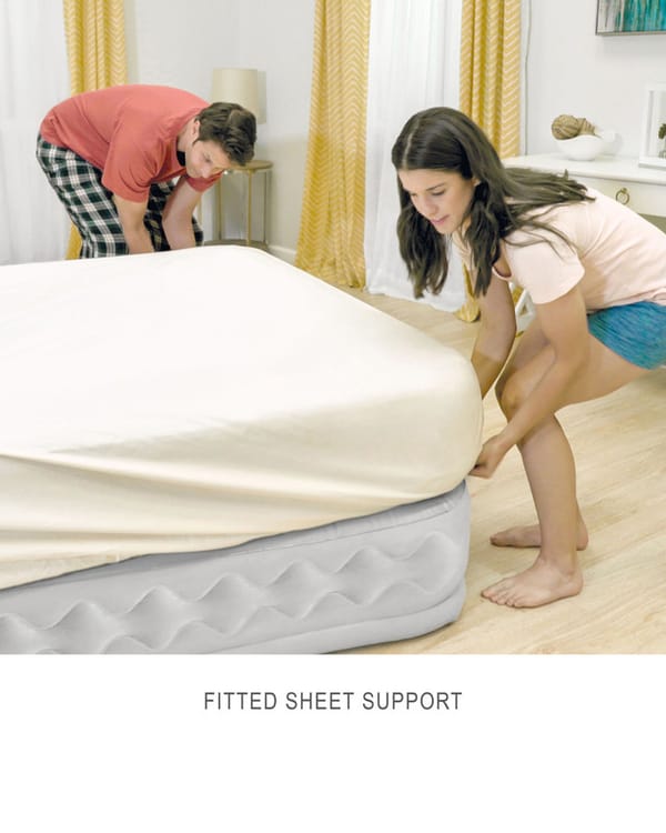 Intex Queen Dura-Beam Deluxe Supreme Air-Flow Air Mattress 51Cm 64490