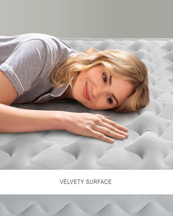 Intex Queen Dura-Beam Deluxe Supreme Air-Flow Air Mattress 51Cm 64490
