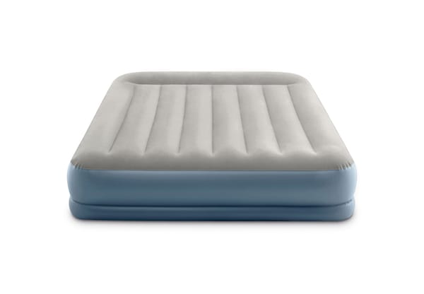 Intex Queen Dura-Beam Air Mattress W/ Built-In Usb Electric Pump 64118
