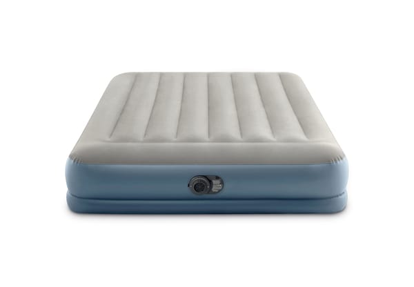 Intex Queen Dura-Beam Air Mattress W/ Built-In Usb Electric Pump 64118