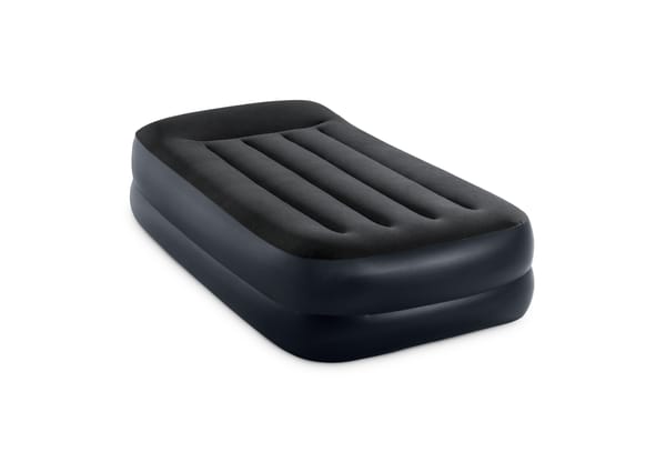 Intex Single (Twin) Pillow Rest Airbed 240V Pump 42Cm 64122