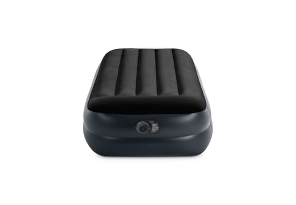 Intex Single (Twin) Pillow Rest Airbed 240V Pump 42Cm 64122
