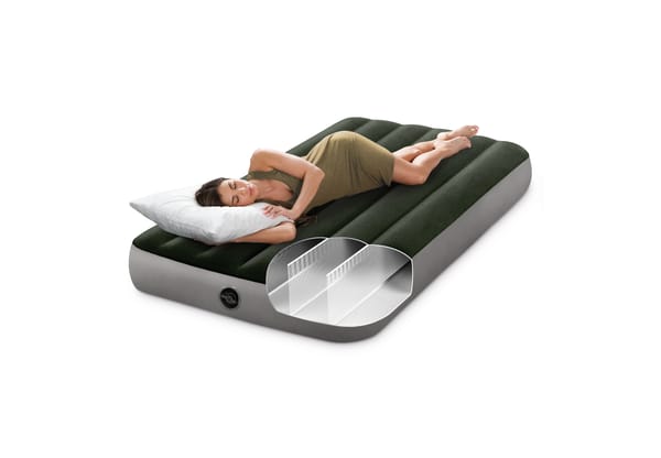 Intex Single (Twin) Classic Airbed With Built In Pump 64761