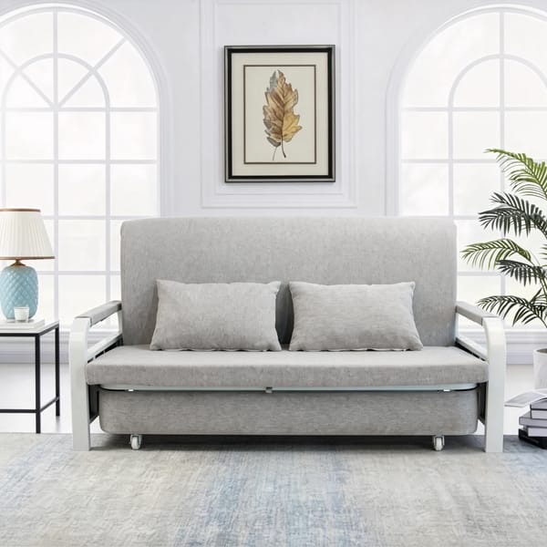 Loft 2 In 1 Sofa Bed Beneath Foldable Carbon Hidden Storage Sofa - 158Cm