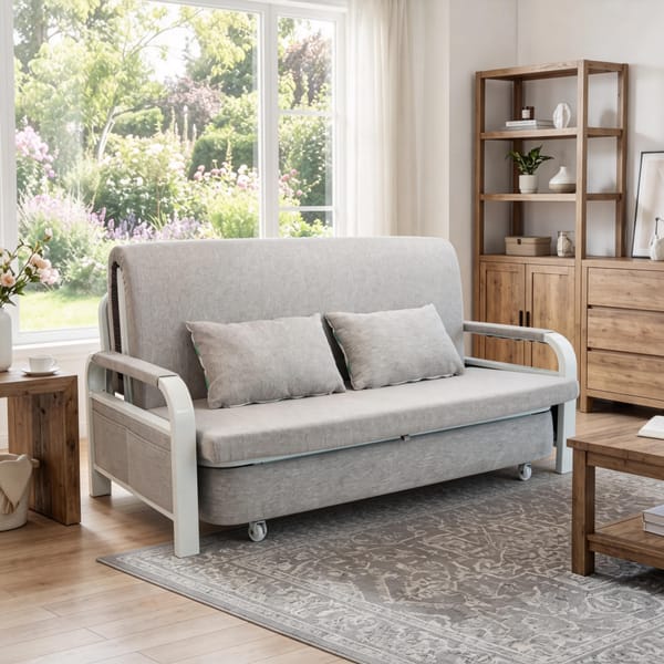 Loft 2 In 1 Sofa Bed Beneath Foldable Carbon Hidden Storage Sofa - 158Cm